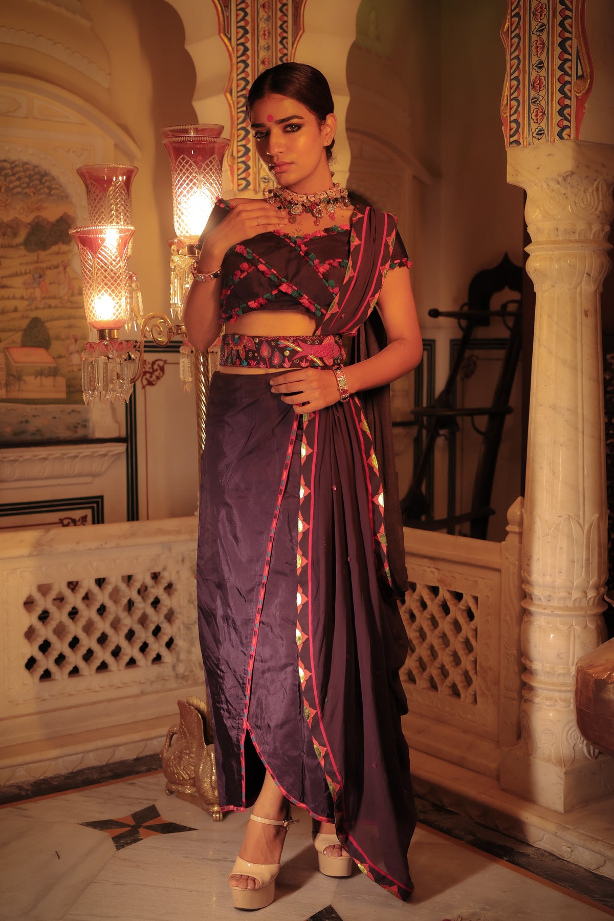 Peacock Saree