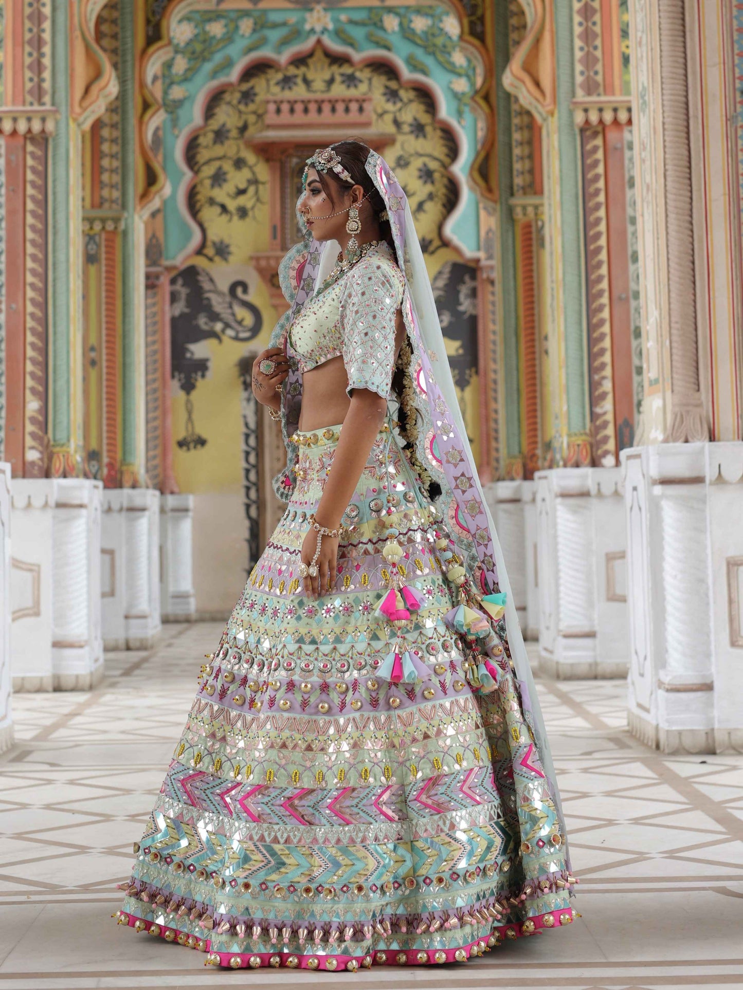 Illuminated Lehenga