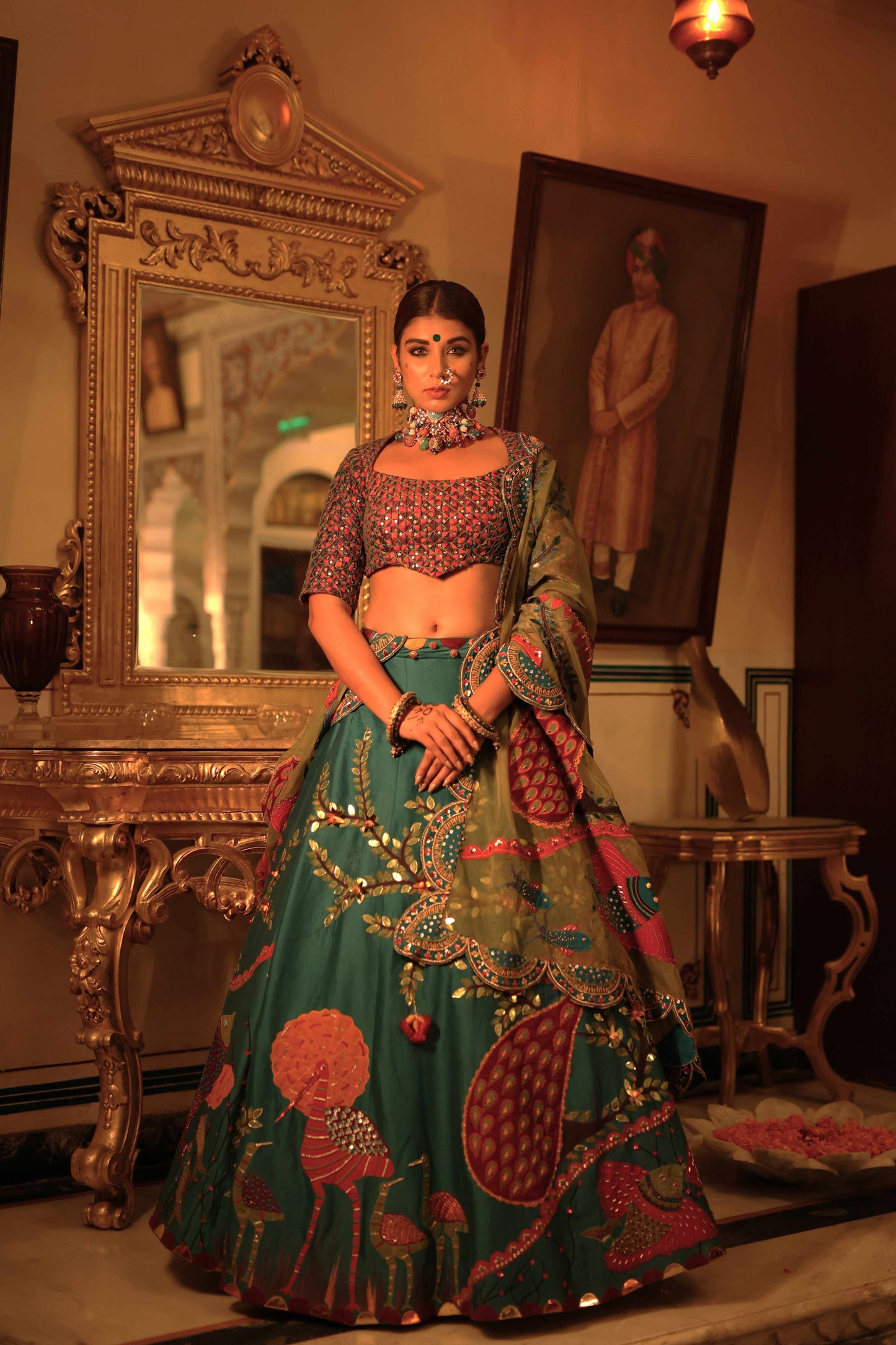 Peacock Lehenga