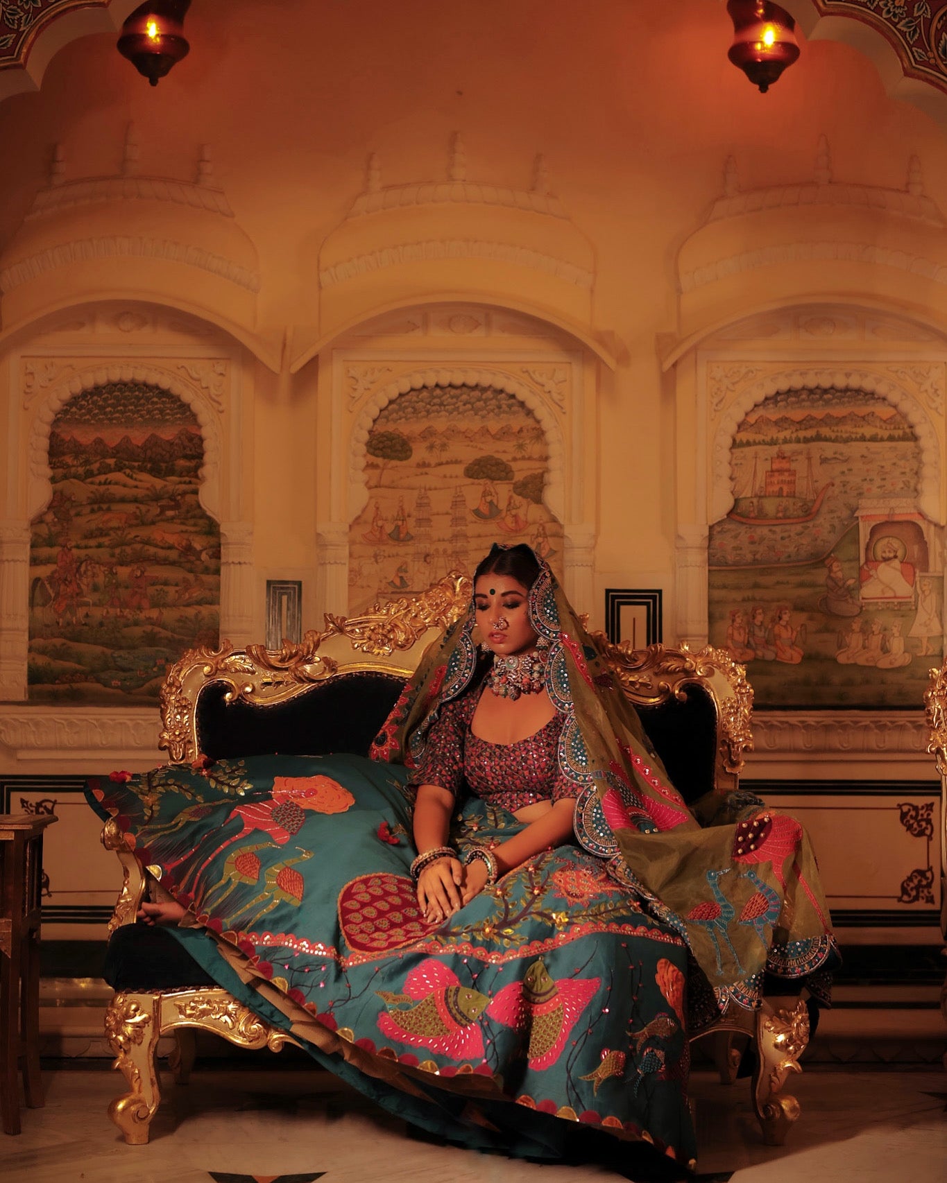 Peacock Lehenga