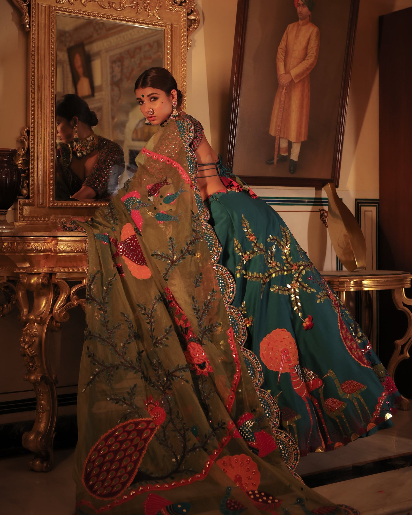 Peacock Lehenga