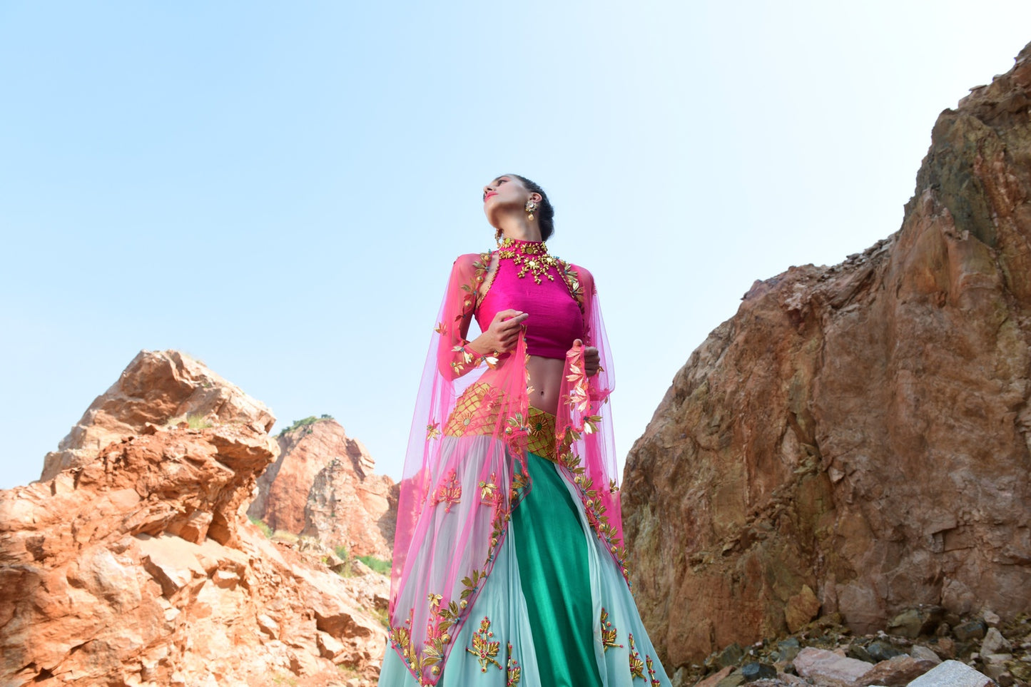 Multilayer Lehenga