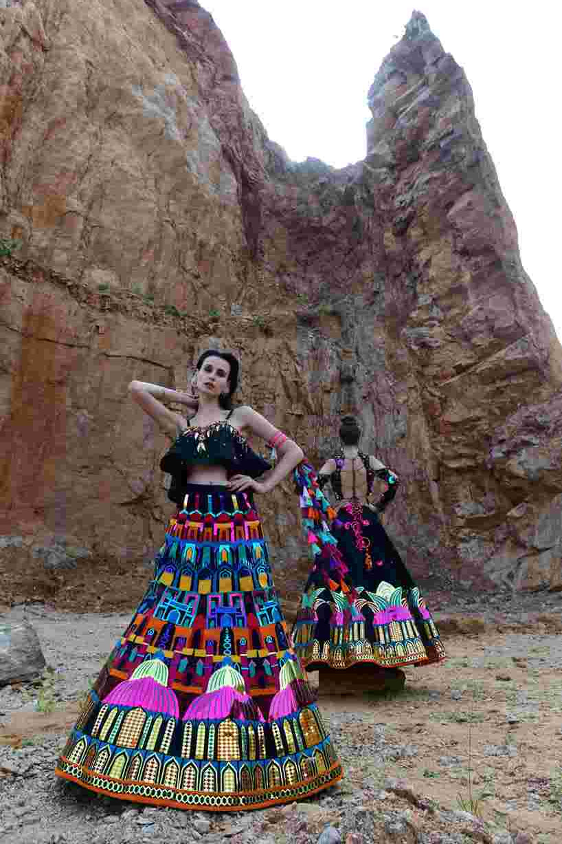 Architecture Lehenga