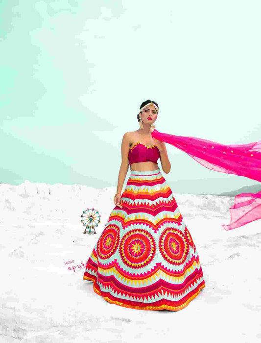 Aztec Lehenga