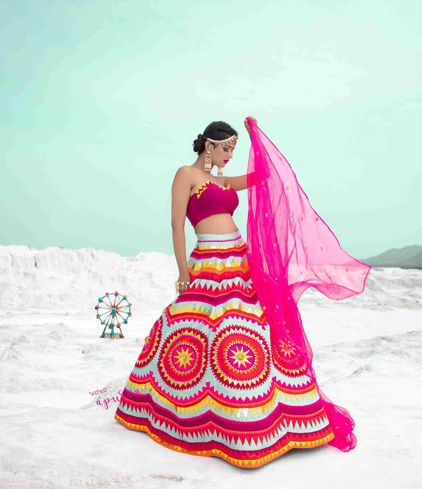 Aztec Lehenga