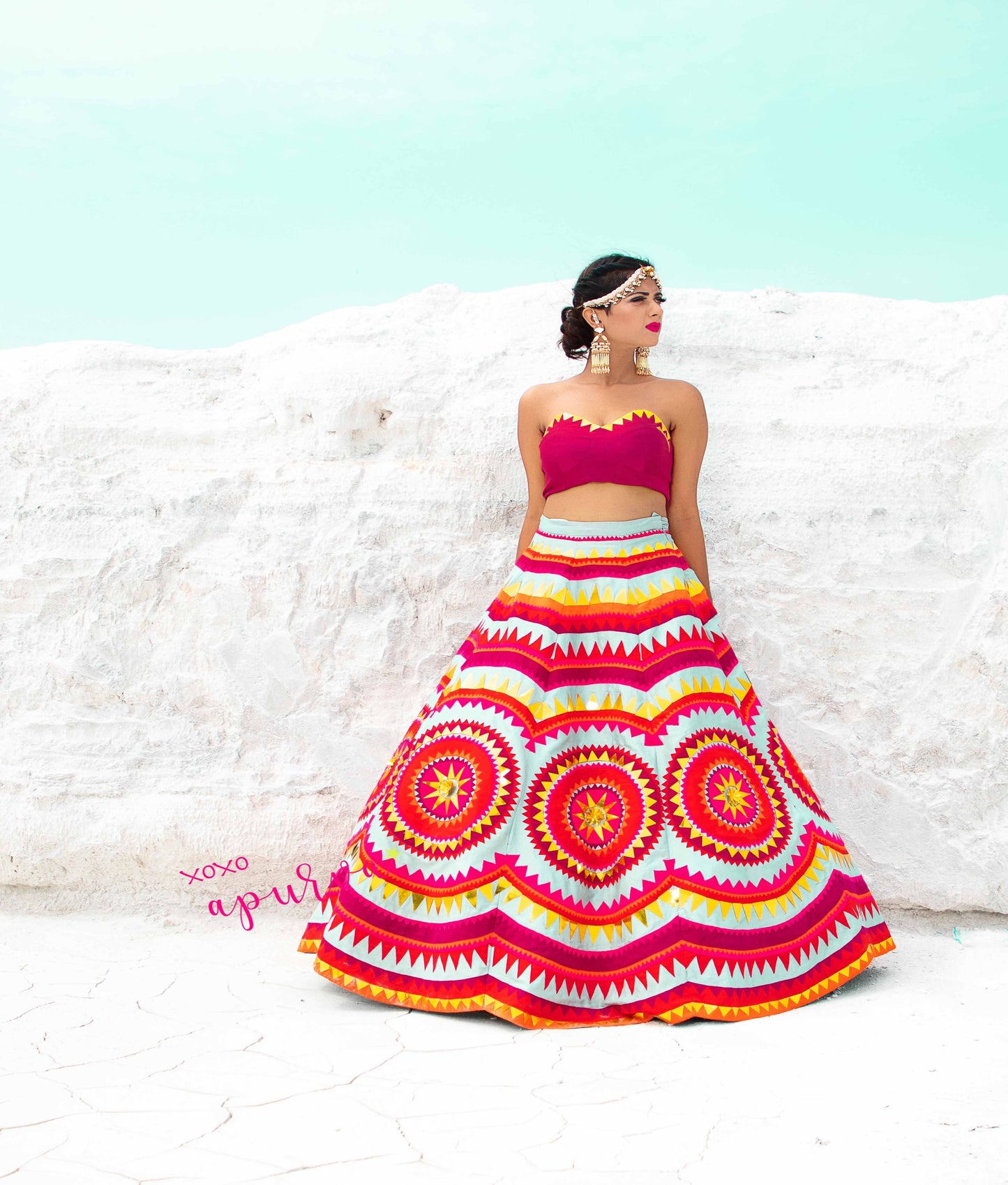 Aztec Lehenga
