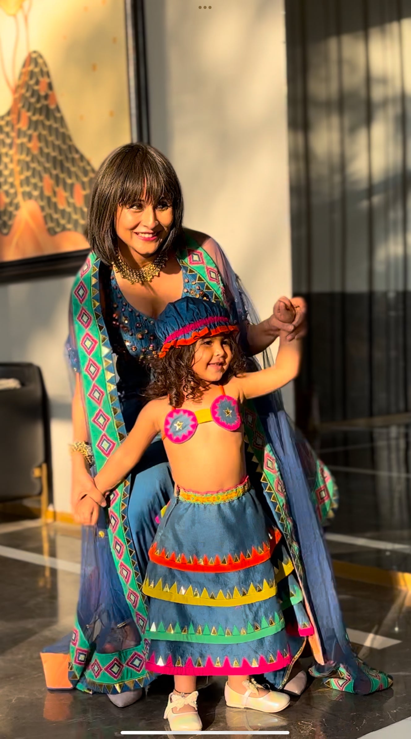 Midnight Aztec Capeset