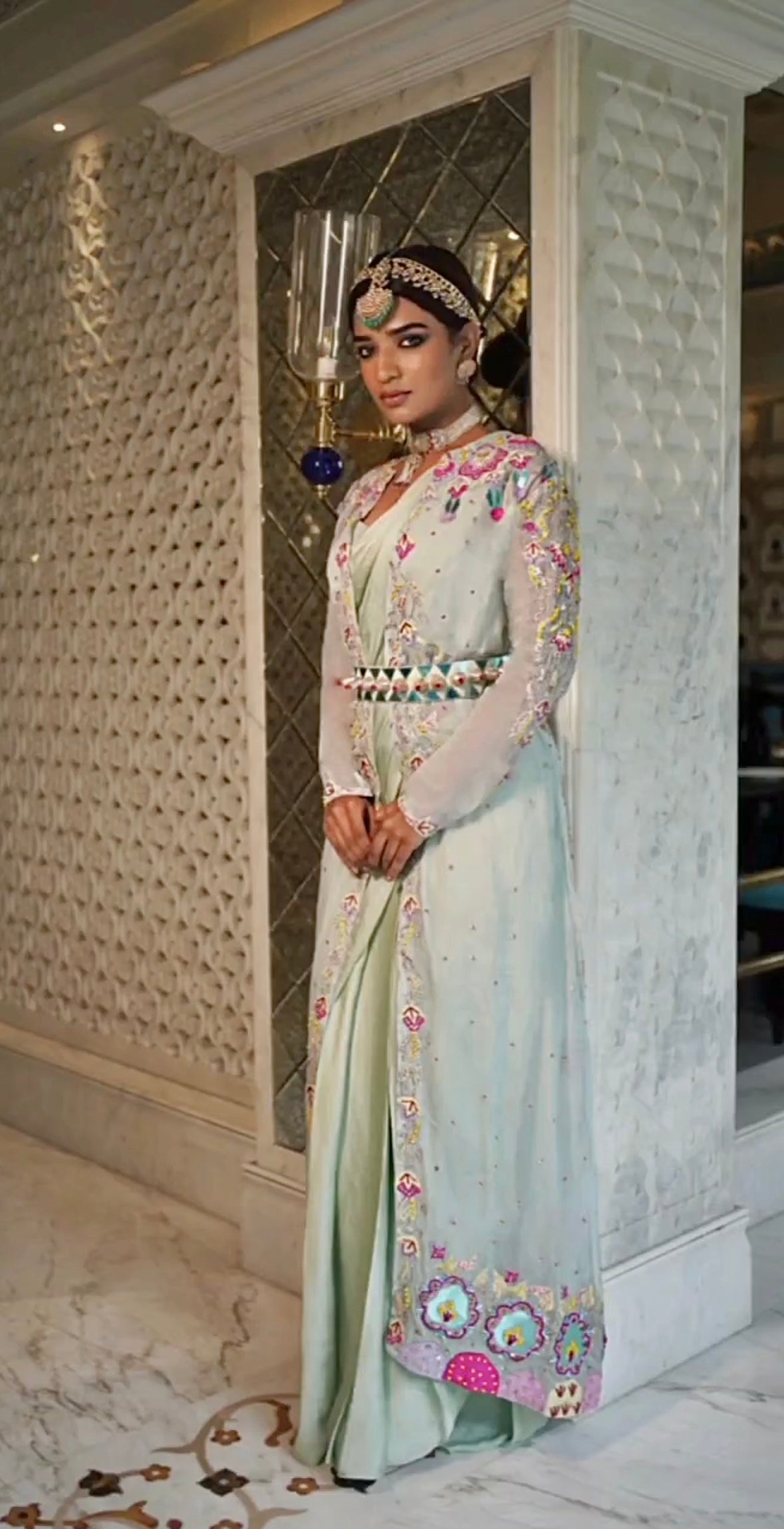 Sea Breeze Jacket Saree