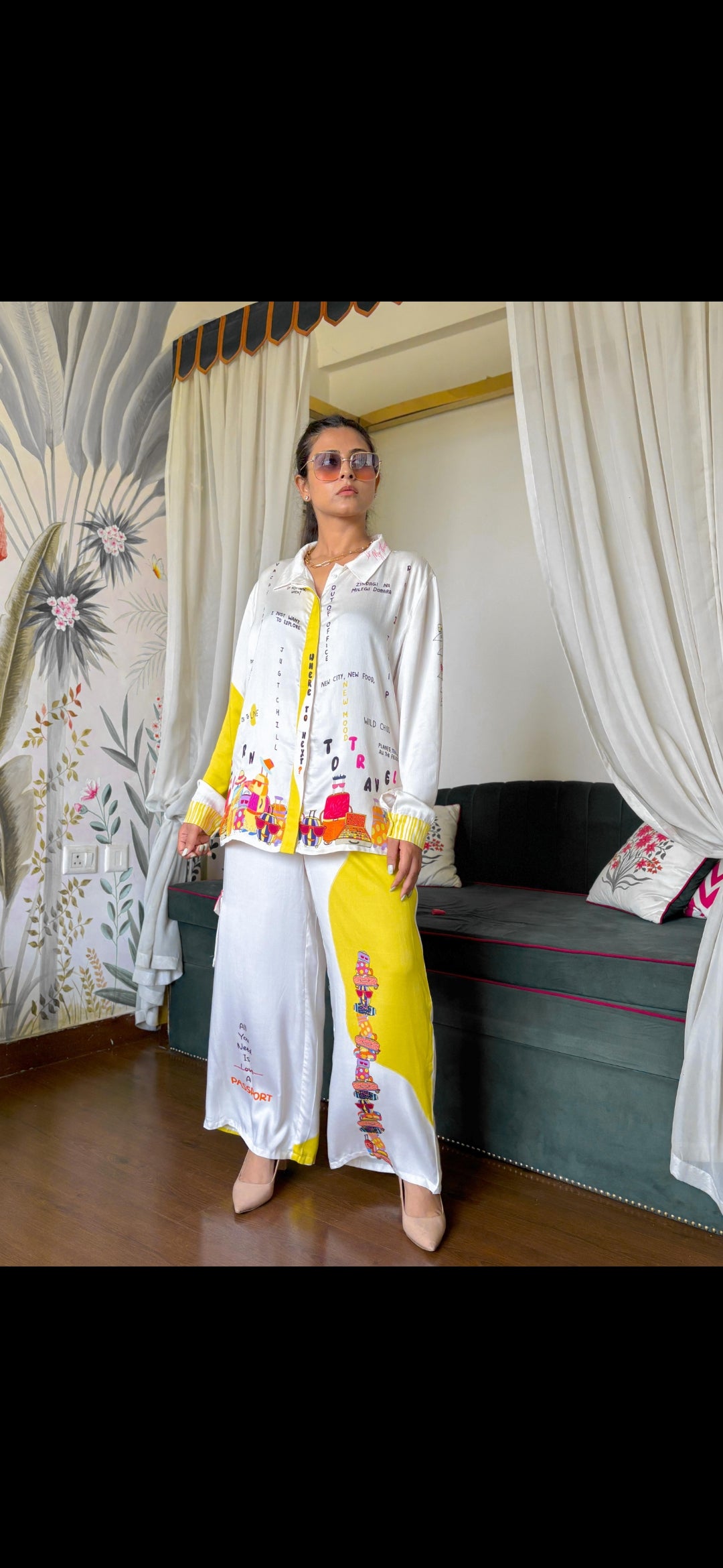 Travel buff Co-ord Set