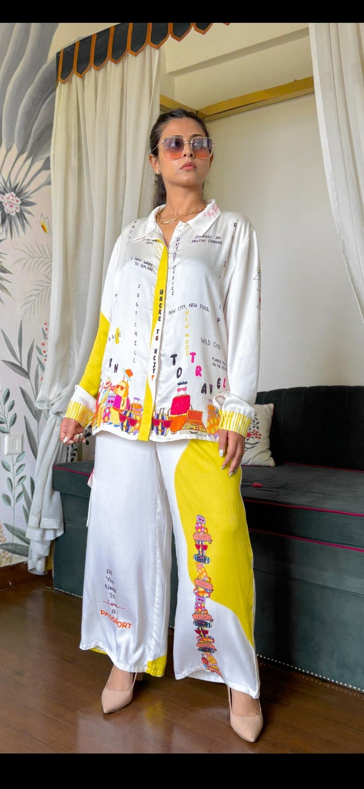 Travel buff Co-ord Set